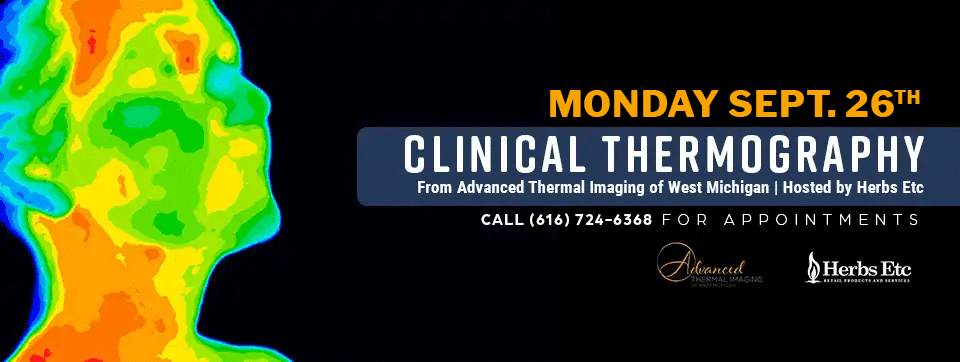 Clinical Thermography appointments available - click here