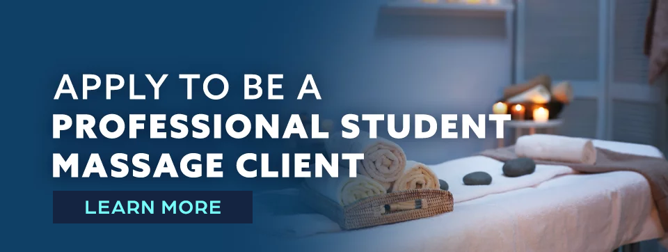 Professional student massage clients wanted 